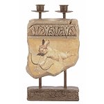 Image of Patchwork Cupid Candleholder