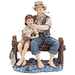 Image of Alab Daddy  Son Fishing