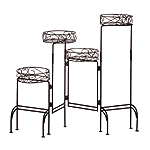 Image of 4-TIER METAL PLANT STAND