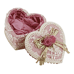 Image of VICTORIAN HEART JEWELRY BOX