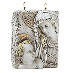 Image of Madonna  child sculpt candle