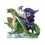Image of ALAB. MERLIN RIDING DRAGON