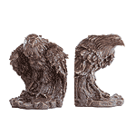Image of LIBERTY BRONZE EAGLE BOOKENDS