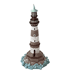 Image of BROWN LIGHTHOUSE CANDLE