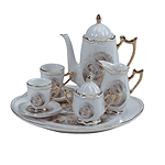 Image of 10-PC PORC MARYJESUS TEA SET