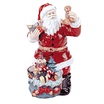 Image of PORC. SANTA WITH GIFTS AND BAG