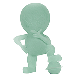 Image of GLOW IN THE DARK ALIEN