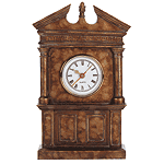 Image of ALAB ANTIQUE ROMAN TABLE CLOCK