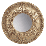 Image of GOLD FINISH BAROQUE MIRROR