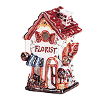 Image of PEARLIZED FLORIST CANDLE HOUSE