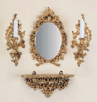 Image of BAROQUE MIRRORCANDLE SCONCES