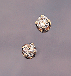 Image of 14K GOLD DIAMOND EARRINGS