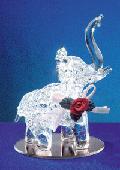 Image of SPUN GLASS ELEPHANT
