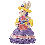Image of ALAB. BUNNY LADY WITH BASKET