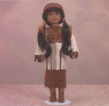 Image of 16 IN. PORC POCAHONTAS DOLL