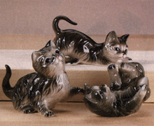 Image of 3 PC. PORC. CATS SET