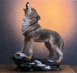 Image of ALAB LONE WOLF HOWLING ON ROCK