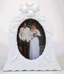 Image of PORC WEDDING BELL PHOTO FRAME