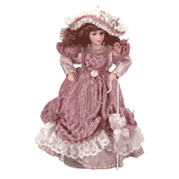 Image of 16 IN. PORC VICTORIAN DOLL-JULIA