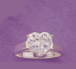 Image of LDYS S.S. HEART SHAPED CZ RING - Size 07