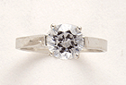 Image of LDYS S.S. ROUND CZ RING - Size 06