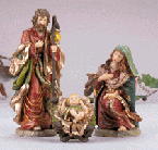 Image of 3 PC ALAB NATIVITY SCENE
