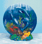 Image of ALAB DOLPHIN PLATE AND STAND