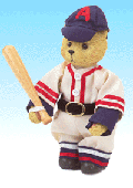 Image of ALAB BASEBALL TEDDY BEAR