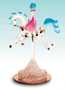 Image of FROSTED GLASS PEGASUS