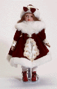 Image of 16 IN. PORC DOLL-CLAUDIA