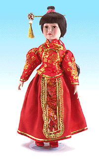 Image of 16 IN. PORC CHINA DOLL-SU-LING