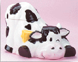Image of PORC COW WBELL COOKIE JAR
