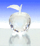 Image of CUT GLASS APPLE