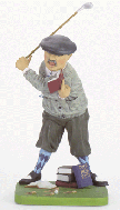Image of ALAB. GOLFER READING BOOK