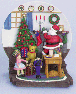 Image of ALAB. SANTA AT FIREPLACE PLATE