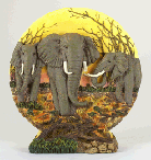 Image of ALAB. ELEPHANT PLATE WSTAND