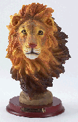 Image of ALAB. LION SPIRIT ON WOOD BASE