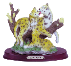 Image of ALAB. CHEETAH FAMILYWOOD BASE