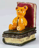 Image of PORC. TEDDY BEAR HINGE BOX