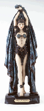 Image of ALAB. ART DECO LADY WITH SHAWL