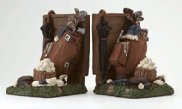 Image of ALAB. GOLFER BOOK ENDS