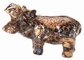 Image of PATCHWORK HIPPO-SAFARI PATTERN