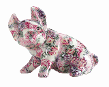 Image of PATCHWORK PIG-COUNTRY FLORAL
