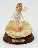 Image of ALAB FAIRY ON YELLOW HIBISCUS