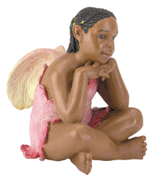 Image of ALAB. 5 12 IN. H. BLACK FAIRY