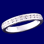 Image of S.S. CZ ETERNITY RING - SIZE 5 - Size 05