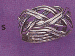 Image of S.S. CELTIC BRAIDED RING - Size 05