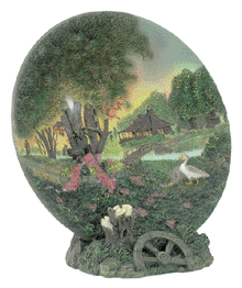 Image of ALAB. COUNTRY SCENE PLATE