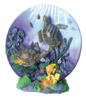 Image of ALAB. TURTLES IN OCEAN PLATE