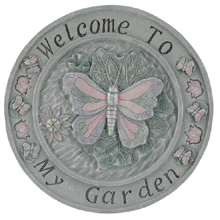 Image of ALAB. BUTTERFLY WALL PLAQUE